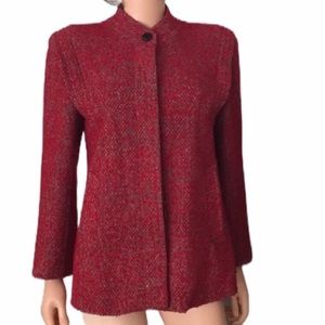 NWOT Vintage Women’s Red textured jacket